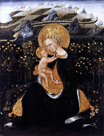 Giovanni Di Paolo Madonna of Humility - Hand Painted Oil Painting