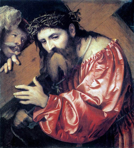  Girolamo Romanino Christ Carrying the Cross - Hand Painted Oil Painting