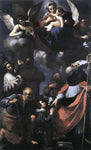  Guercino A Donor Presented to the Virgin - Hand Painted Oil Painting