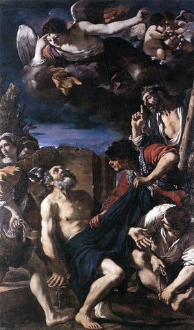  Guercino The Martyrdom of St Peter - Hand Painted Oil Painting