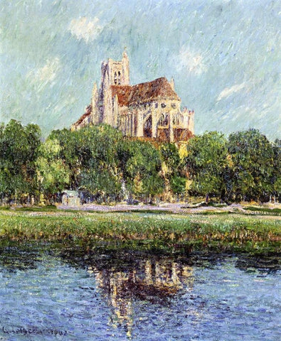  Gustave Loiseau Auxerre Cathedral - Hand Painted Oil Painting