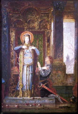  Gustave Moreau Saint Elisabeth of Hungary (also known as The Miracle of the Roses) - Hand Painted Oil Painting