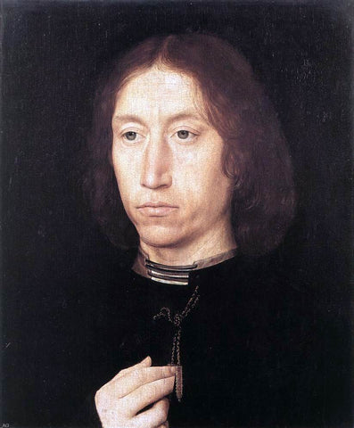  Hans Memling Portrait of a Man - Hand Painted Oil Painting