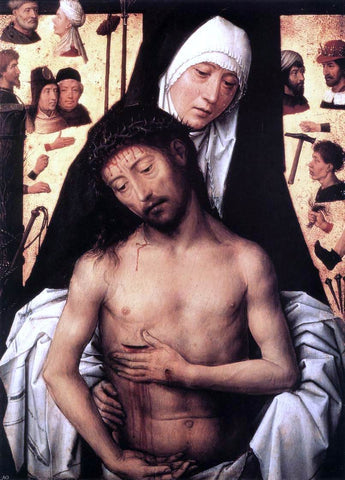  Hans Memling The Virgin Showing the Man of Sorrows - Hand Painted Oil Painting
