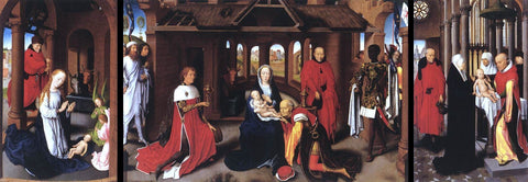  Hans Memling Triptych - Hand Painted Oil Painting