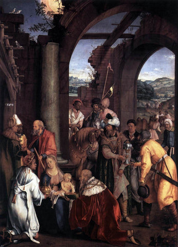  Hans Suss Von Kulmbach  Adoration of the Magi - Hand Painted Oil Painting