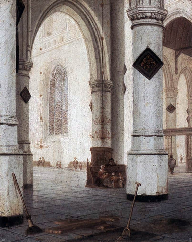  Hendrick Cornelisz Van Vliet Church Interior - Hand Painted Oil Painting