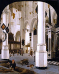  Hendrick Cornelisz Van Vliet The Interior of The Nieuwe Kerk In Delft with the Tomb of William the Silent - Hand Painted Oil Painting