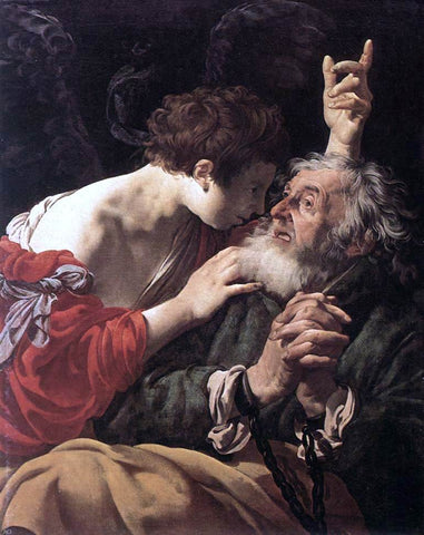  Hendrick Terbrugghen The Deliverance of St Peter - Hand Painted Oil Painting