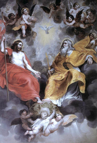  Hendrick Van Balen Holy Trinity - Hand Painted Oil Painting