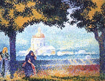  Henri Edmond Cross The Church of Santa Marie degli Angeli near Assisi - Hand Painted Oil Painting