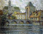  Henri Le Sidaner Church on the River - Hand Painted Oil Painting