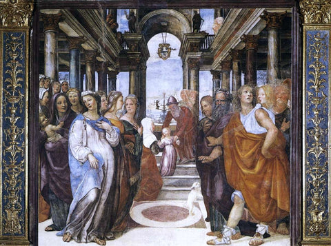  Il Sodoma The Presentation of the Virgin in the Temple - Hand Painted Oil Painting