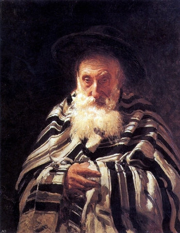  Ilia Efimovich Repin Jew praying - Hand Painted Oil Painting