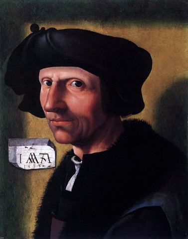  Jacob Cornelisz Van Oostsanen Self-Portrait - Hand Painted Oil Painting