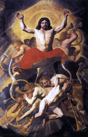  Jacob Van Campen The Last Judgment - Hand Painted Oil Painting