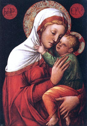 Jacopo Bellini Madonna with Child - Hand Painted Oil Painting