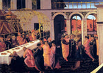  Jacopo Del Sellaio The Banquet of Ahasuerus - Hand Painted Oil Painting