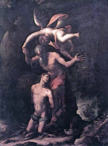 Jacopo Ligozzi Sacrifice of Isaac - Hand Painted Oil Painting