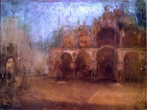  James McNeill Whistler Nocturne: Blue and Gold - St Mark's, Venice - Hand Painted Oil Painting