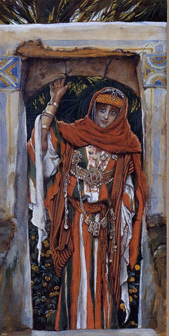  James Tissot Mary Magdelane Before Her Conversion - Hand Painted Oil Painting