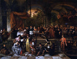  Jan Steen The Wedding Feast at Cana - Hand Painted Oil Painting