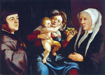  Jan Van Scorel Madonna of the Daffodils with the Child and Donors - Hand Painted Oil Painting