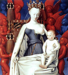  Jean Fouquet Virgin and Child Surrounded by Angels - Hand Painted Oil Painting