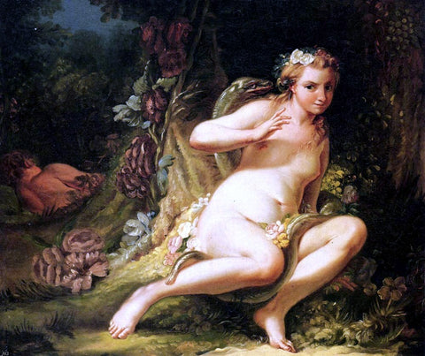  Jean-Baptiste-Marie Pierre The Temptation of Eve - Hand Painted Oil Painting