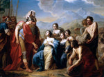  Johann August Tischbein The Queen of Sheba Kneeling before King Solomon - Hand Painted Oil Painting