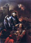  Johann Lucas Kracker St. Francis of Solano Baptizing Indians - Hand Painted Oil Painting