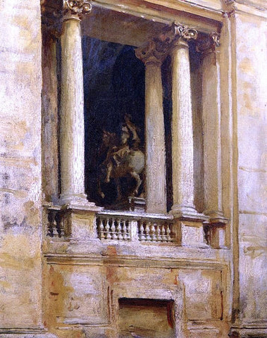  John Singer Sargent Window in the Vatican - Hand Painted Oil Painting