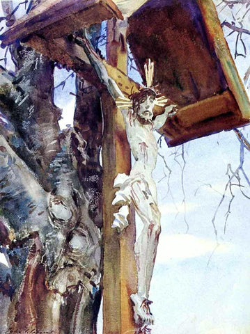  John Singer Sargent Tyrolese Crucifix - Hand Painted Oil Painting