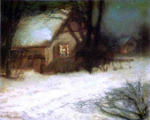  John Twachtman The Christmas Tree - Hand Painted Oil Painting