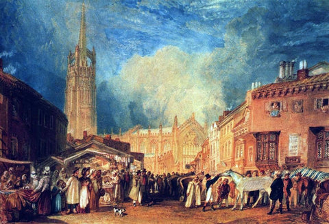  Joseph William Turner Louth, Lincolnshire - Hand Painted Oil Painting