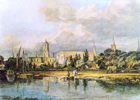  Joseph William Turner South View of Christ Church, etc., from the Meadows - Hand Painted Oil Painting