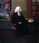  Joseph Steward Reverend Eleazar Wheelock - Hand Painted Oil Painting