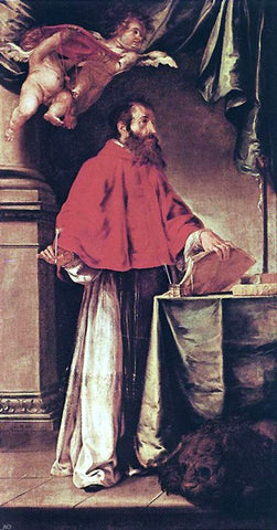  Juan De Valdes Leal St Jerome - Hand Painted Oil Painting