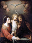  Juan Simon Gutierrez The Holy Family - Hand Painted Oil Painting