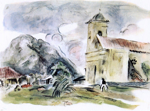  Jules Pascin A  Church in Cuba - Hand Painted Oil Painting