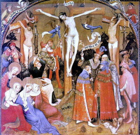  Konrad Von soest The Crucifixion - Hand Painted Oil Painting