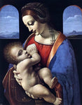  Leonardo Da Vinci Madonna Litta - Hand Painted Oil Painting