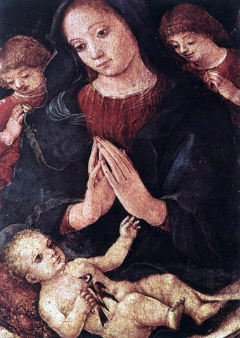  Liberale Da Verona Madonna del Cardellino - Hand Painted Oil Painting