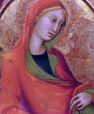  Lippo Memmi St Mary Magdalen (detail) - Hand Painted Oil Painting