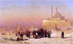  Louis Comfort Tiffany On the Way between Old and New Cairo, Citadel Mosque of Mohammed Ali, and Tombs of the Mamelukes - Hand Painted Oil Painting