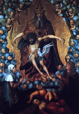  The Elder Lucas Cranach The Trinity - Hand Painted Oil Painting