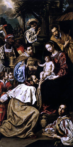  Luis Tristan De Escamilla The Adoration of the Magi - Hand Painted Oil Painting