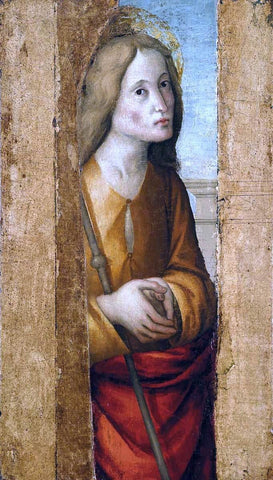  Macrino D'Alba Figure of a Saint - Hand Painted Oil Painting