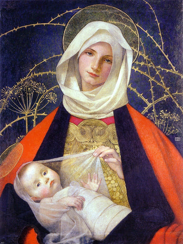  Marianne Preindelsberger Stokes Madonna and Child - Hand Painted Oil Painting