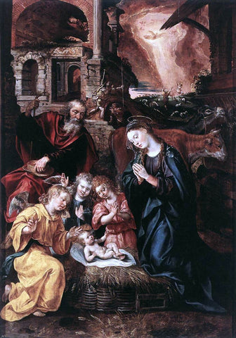  Marten De Vos Nativity - Hand Painted Oil Painting
